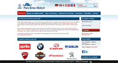 Desktop Screenshot of pare-brise-moto.fr